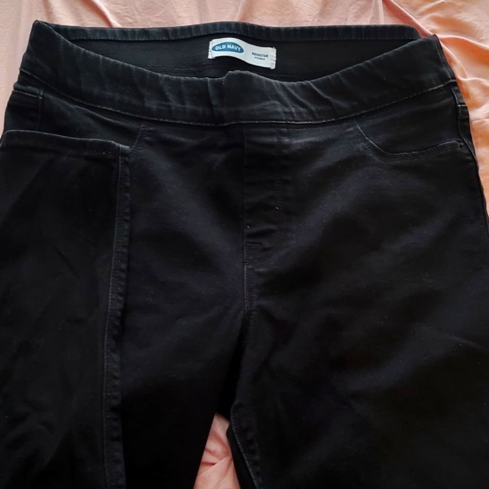 New Black jeggins